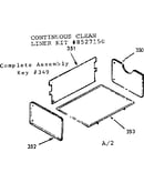 Optional oven liner
