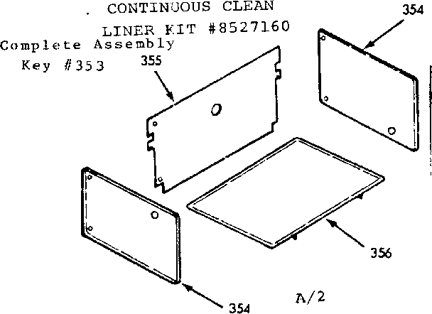 Optional oven liner