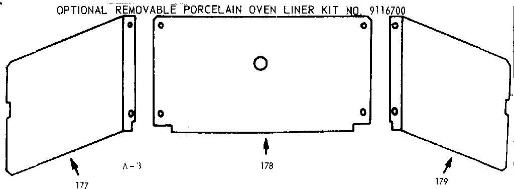 OPTIONAL OVEN LINER