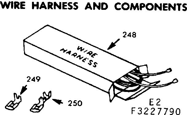 WIRE HARNESS AND COMPONENTS