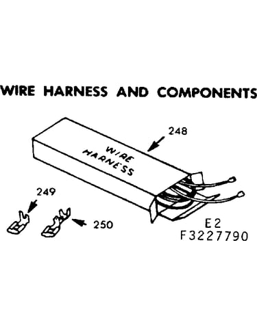 Wire harness and components