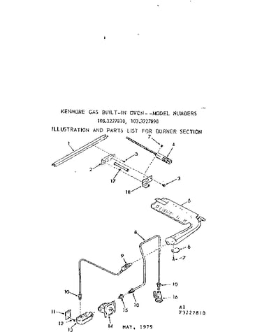 Burner section