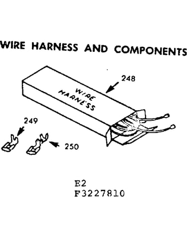 Wire harness and components