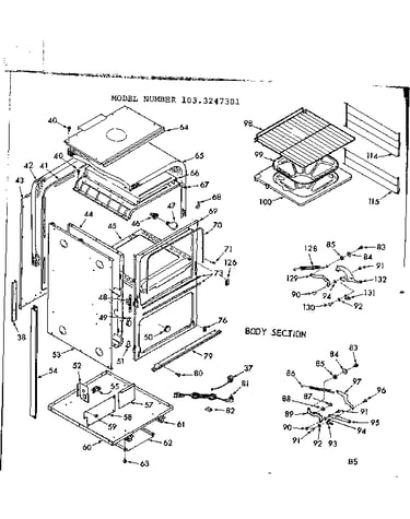 Body section
