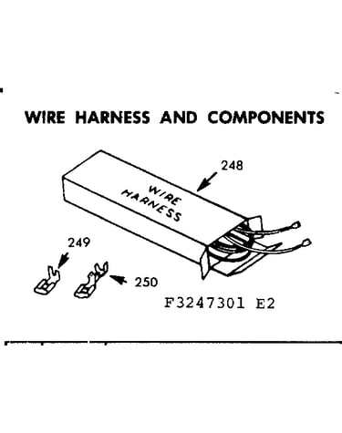 Wire harness and components