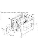 Visi-bake upper oven & lower broiler door