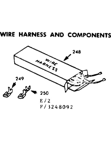 Wire harness and components