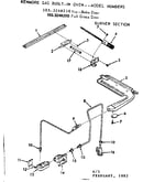 Burner section