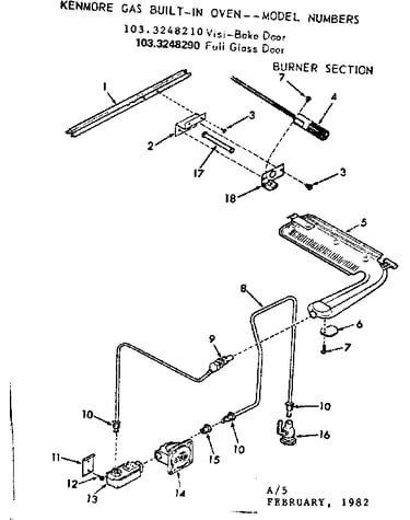 Burner section