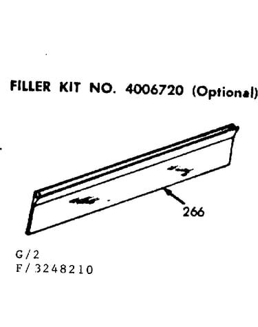 Filler kit no 4006720 optional