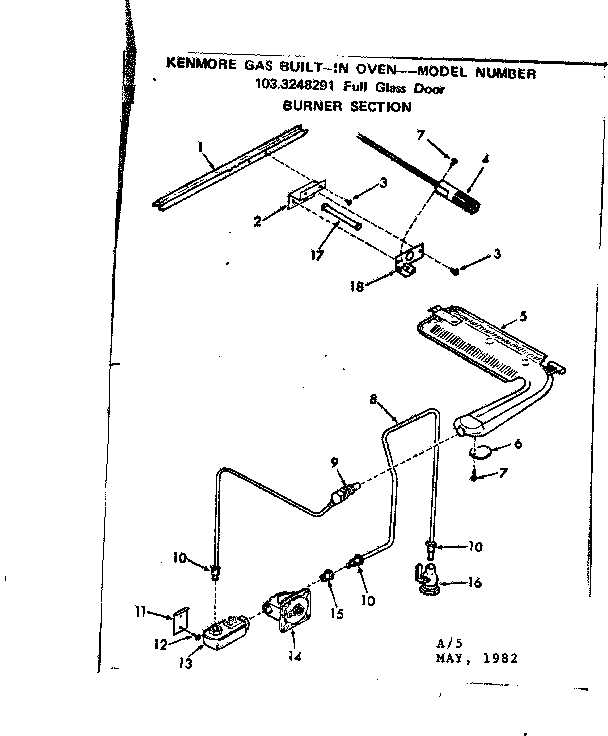 Burner section