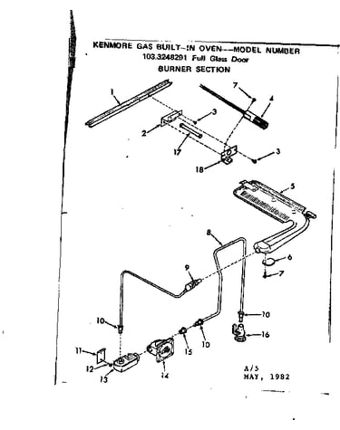 Burner section