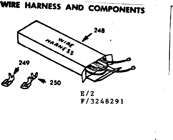 Wire harness and components