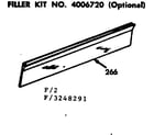 Kenmore 1033248291 optional filler kit 4006720 diagram
