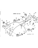 Burner section