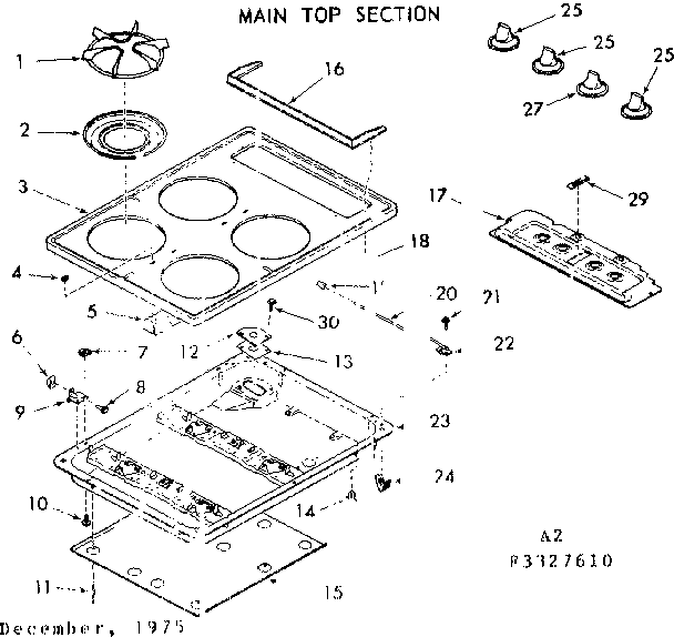 Main top section