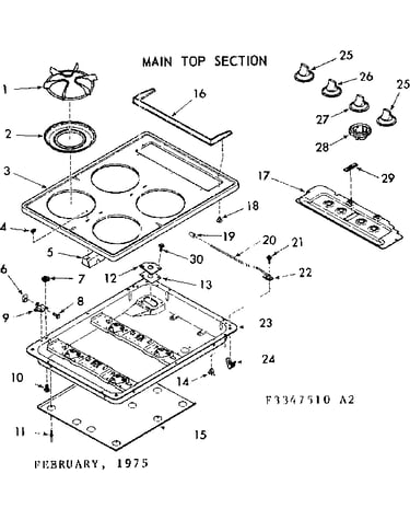 Main top section