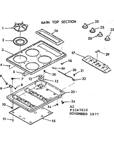 Main top section