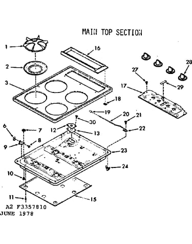 Main top section