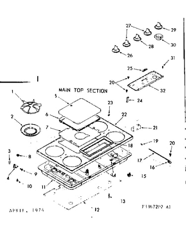 Main top section