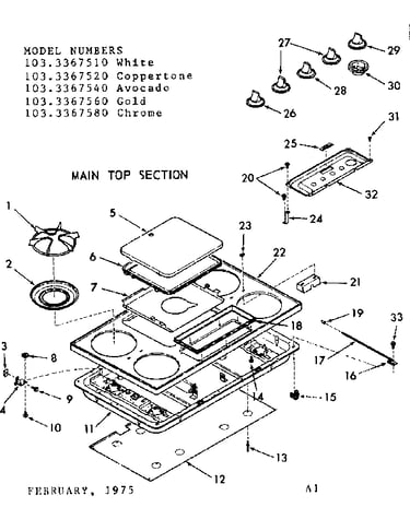 Main top section