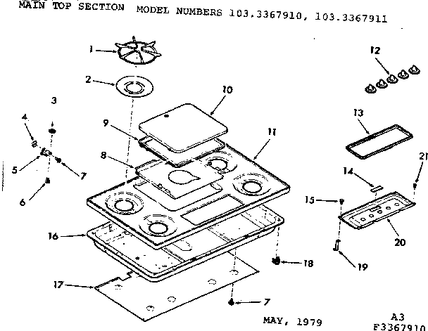 Main top section