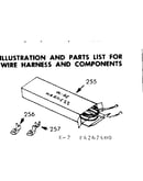 Wire harness and components