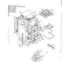 Kenmore 1034267402 body section diagram