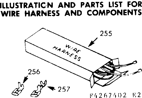 Wire harness & components