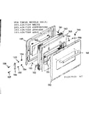Visi-bake upper and lower door