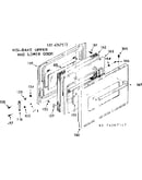 Visi-bake upper and lower door