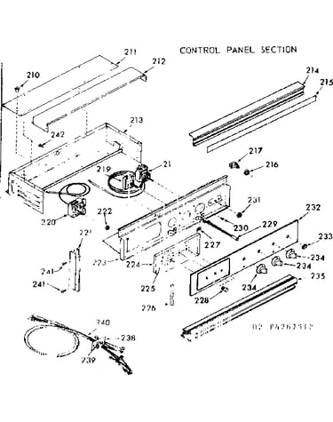 Control panel section