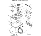 Kenmore 1034347910 cooktop diagram