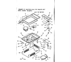 Kenmore 1034407910 main top section diagram