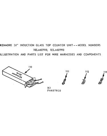 Wire harness and components