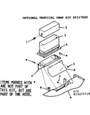 Optional vertical vent kit
