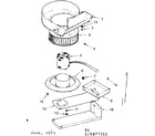 Kenmore 1035477381 blower assembly diagram