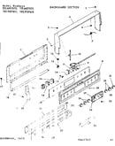 Backguard section