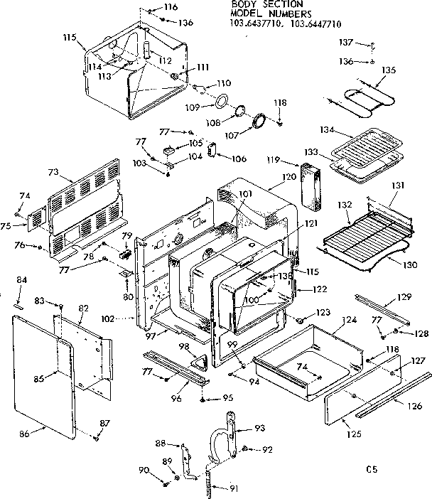 Body section