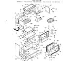 Kenmore 1036757410 body section diagram