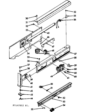 Backguard section