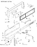 Back guard section