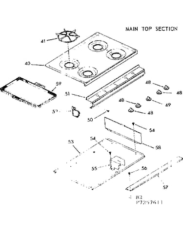 Main top section