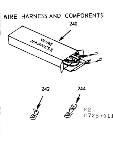 Wire harness and components