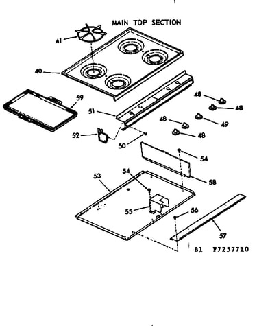 Main top section