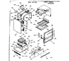 Kenmore 1037257710 body section diagram