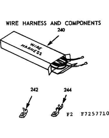 Wire harness and components