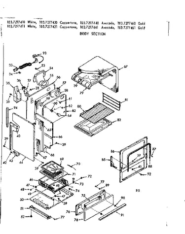 Body section