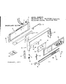 Backguard section