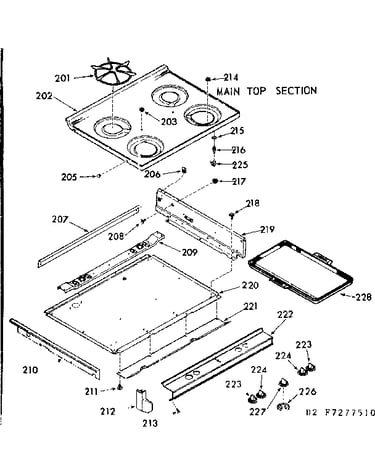 Main top section